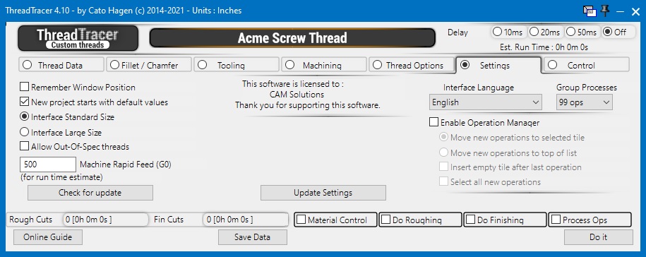 interface preferences interface preferences