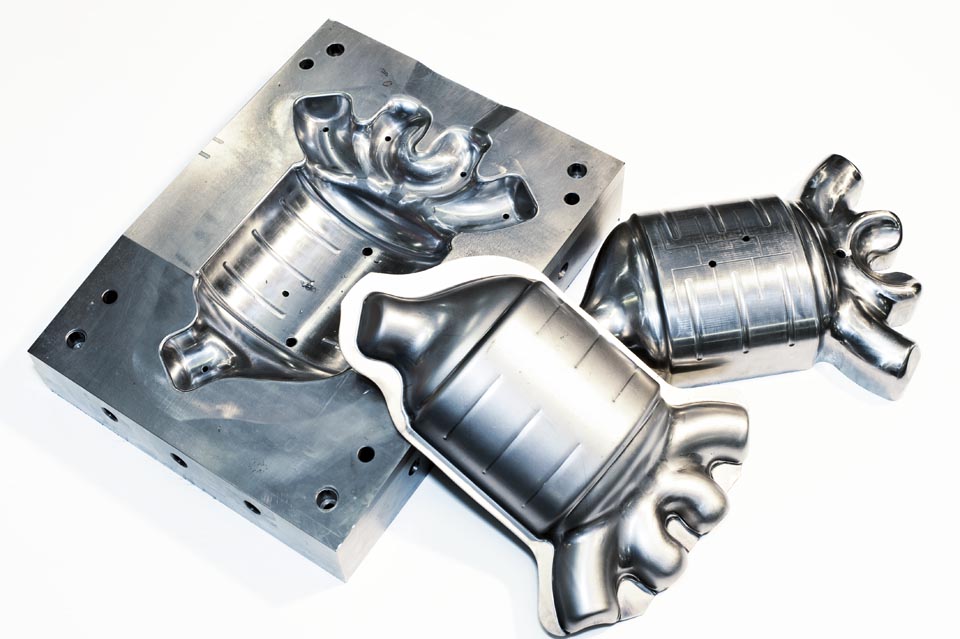 Metal cnc details. Milling industry.